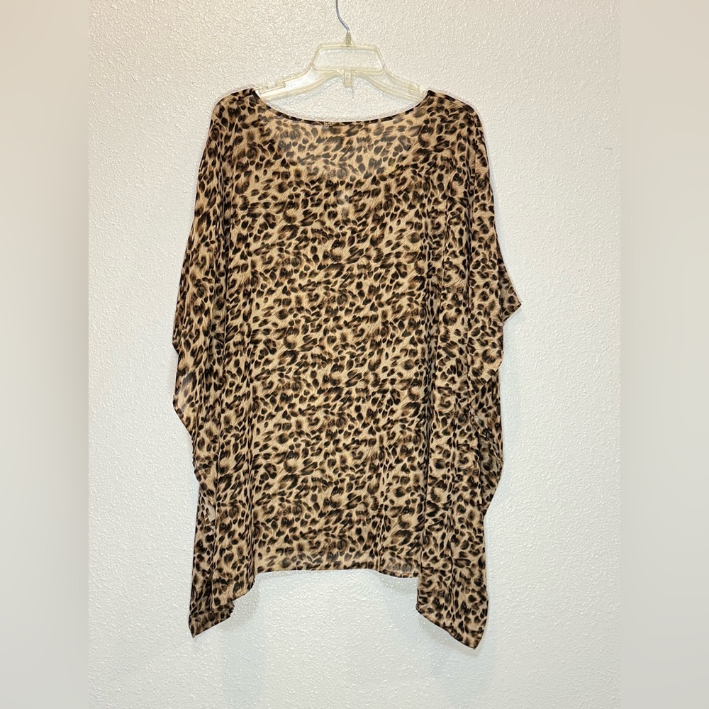 Michael Kors Brown and Black‎ Dolman Sleeve Tunic - Picture 7 of 7